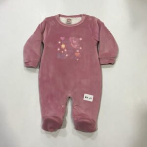 Velvet Textured Baby Jumpsuit