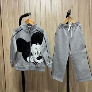 Grey Teddy Co-ord Set