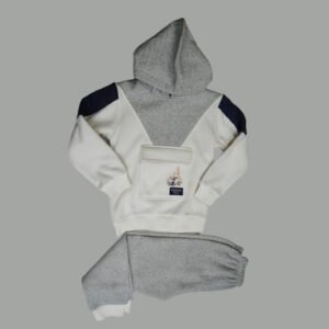 Boys Winter White and Grey Clothing Set