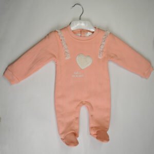 Printed Winter Romper With Fur Lined