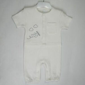 Half-Sleeve Printed Baby Romper