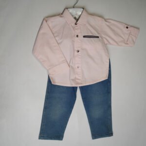 Boys Stylish Cotton Shirt and Pant Set