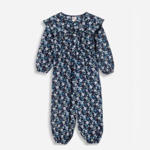 Girls Printed Basic Jumpsuit