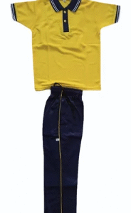 Yellow T-Shirt Black Lower