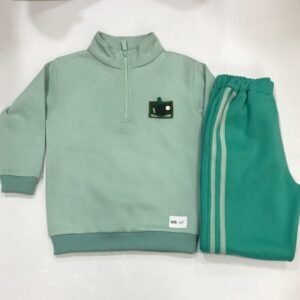 Green Zipper Co-ord Set