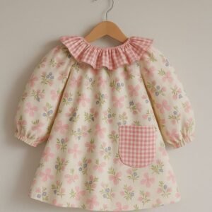 Lovely Checked Pocket Frock