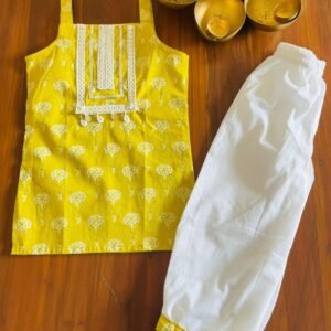 Cut Sleeve Girl Dress