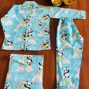 Rainbow Panda Night Suit
