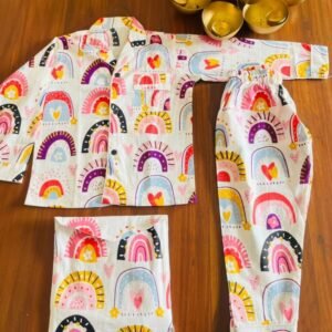 Multi-Colour Night Suit