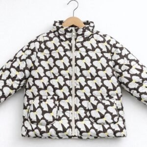 kids printed puffer jacket